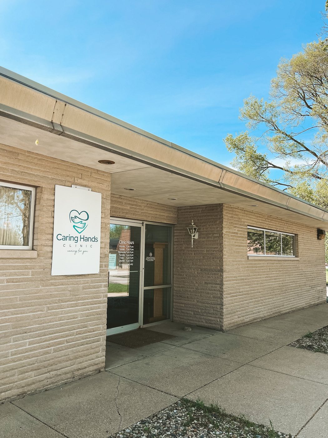 Happy Stork Midwifery office building in Wakarusa